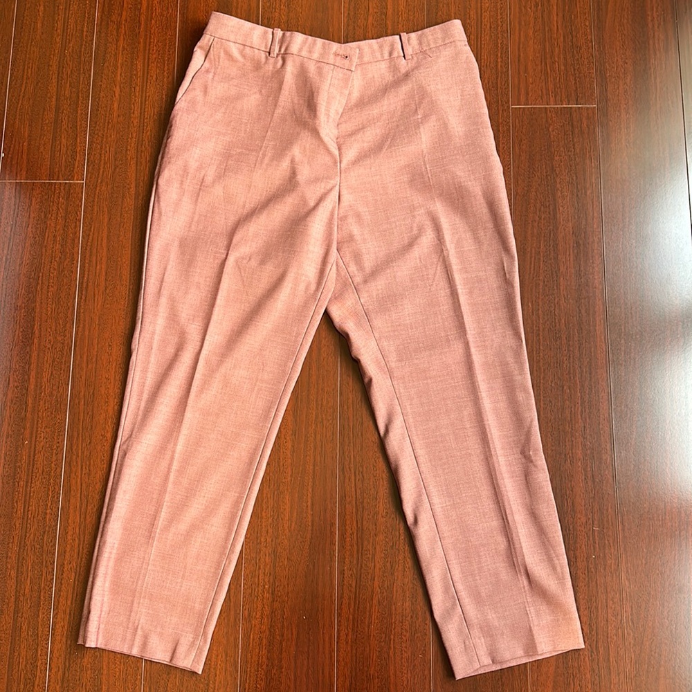 Brick red trousers